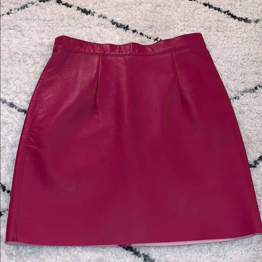 *New* American Apparel Leather Mini Skirt